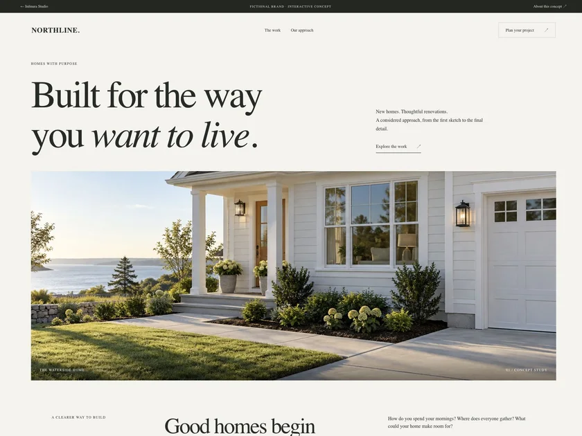 Northline Build website design