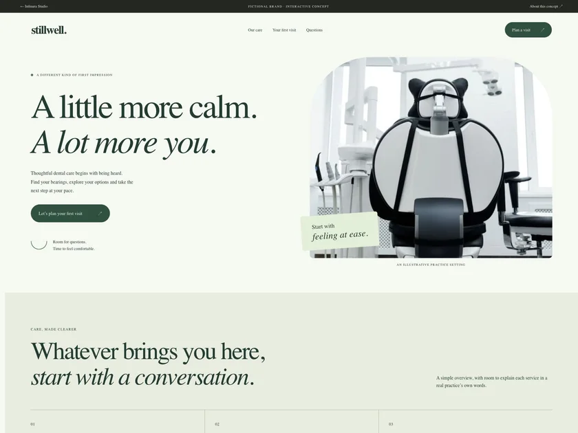 Stillwell Dental website design